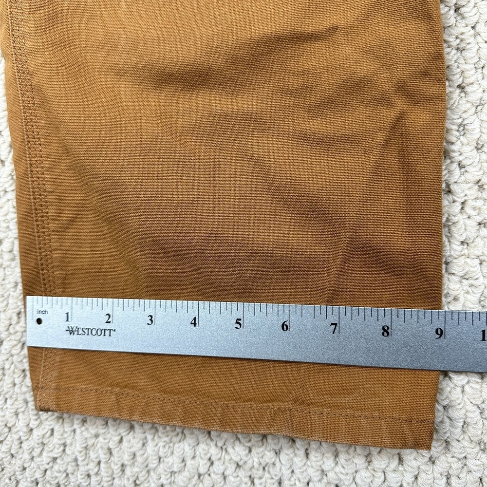 Carhartt Rugged Flex Pant Mens 38x32 Brown Duck Double Front Utility Relaxed Fit - Picture 10 of 13